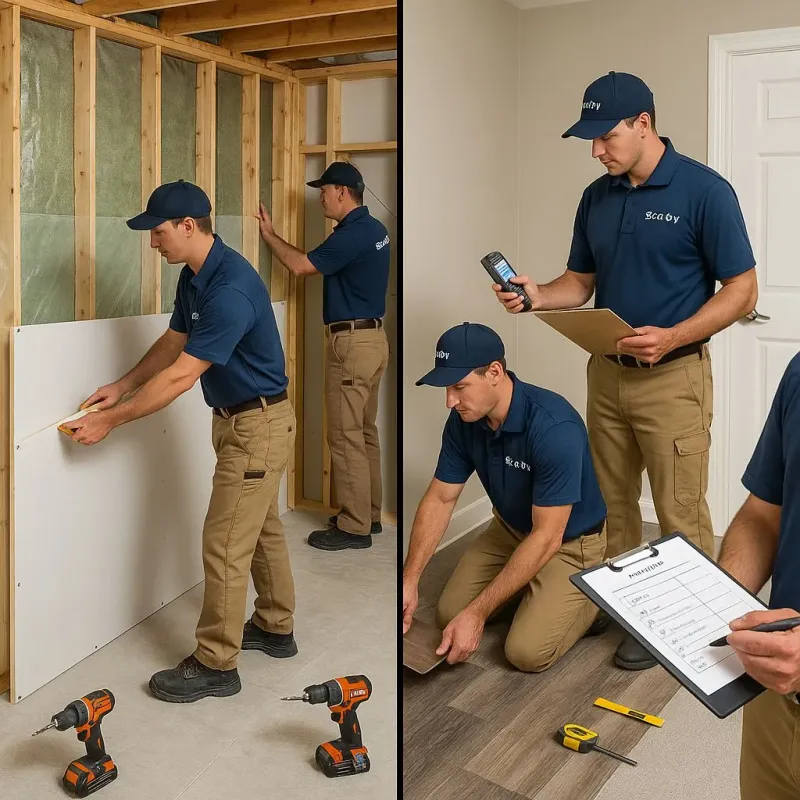 Repairs and Reconstruction process in Port Ludlow, WA